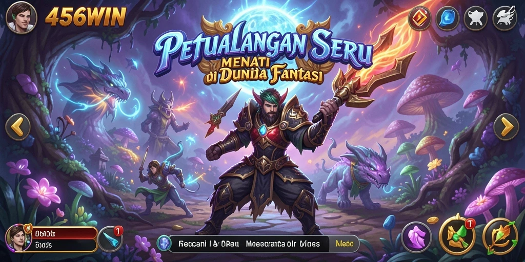 Tampilan gameplay seru dan penuh tantangan dalam 456WIN.