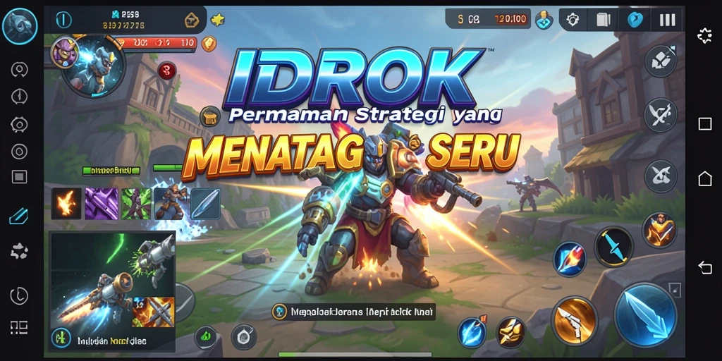 Tangkapan layar menunjukkan aksi strategis dalam IDROK yang menegangkan.